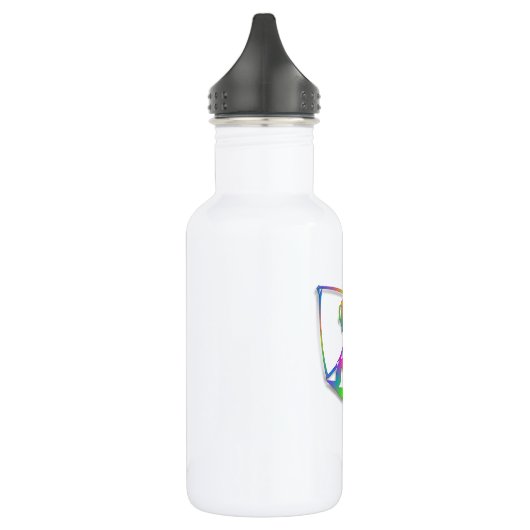 Abstrakter Fisch Trinkflasche (Links)