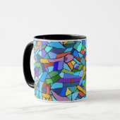 Abstrakter Fleck-Glasentwurf Tasse (Vorderseite Links)