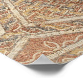 Abstrakter Fliesenboden aus Israel Canvas Print Poster (Ecke)