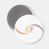 Abstrakter Flug Magnet (Vorderseite/Rückseite)