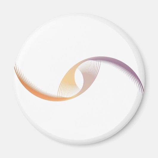 Abstrakter Flug Magnet (Vorne)