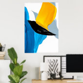 Abstrakter Flug Poster (Heimbüro)