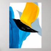 Abstrakter Flug Poster (Vorne)