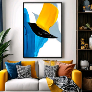 Abstrakter Flug Poster