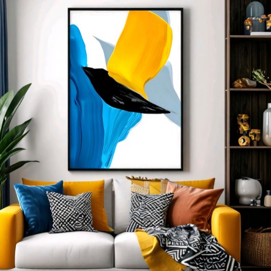 Abstrakter Flug Poster