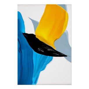 Abstrakter Flug Poster