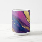 Abstrakter Fluss Art Motivierend - Kaffeetasse (Mittel)