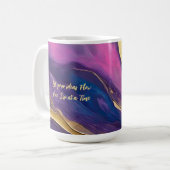 Abstrakter Fluss Art Motivierend - Kaffeetasse (Vorderseite Links)