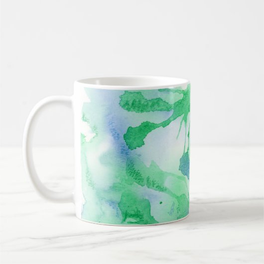 Abstrakter Fluss auf einer Tasse / Cup (Links)