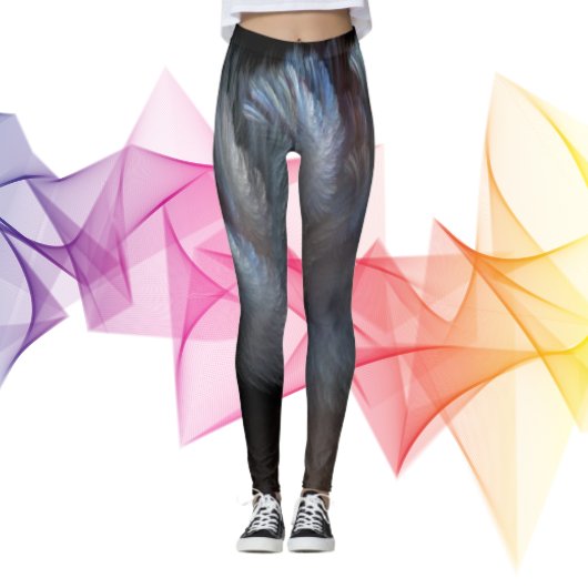 Abstrakter Fluss Leggings