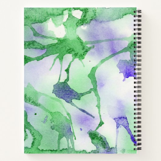 Abstrakter Fluss Notizblock (Rückseite)