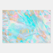 abstrakter flüssiger Marmor Geschenkpapier Set (Vorderseite 3)