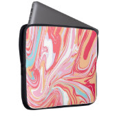 Abstrakter flüssiger Marmor oder Epoxy-Trendbackgr Laptopschutzhülle (Vorne Rechts)