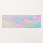 Abstrakter flüssiger schillernder yogamatte (Vorderseite (Horizontal))