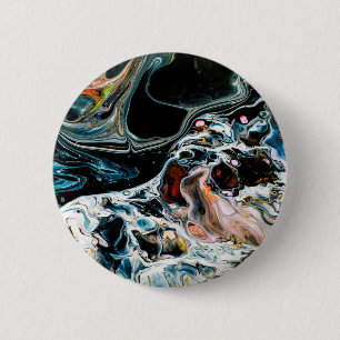 Abstrakter Flussschwarz Button