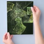 Abstrakter Flyer (Hand)