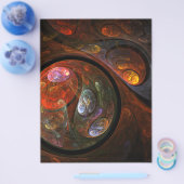 Abstrakter Flyer der Fluid Connection (Einzeln)