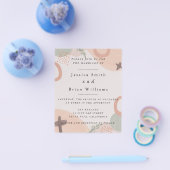 Abstrakter Flyer für Hochzeiten (Einzeln)