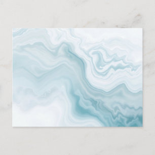 Abstrakter Foam Rendering mit empfindlichen Wirbel Postkarte
