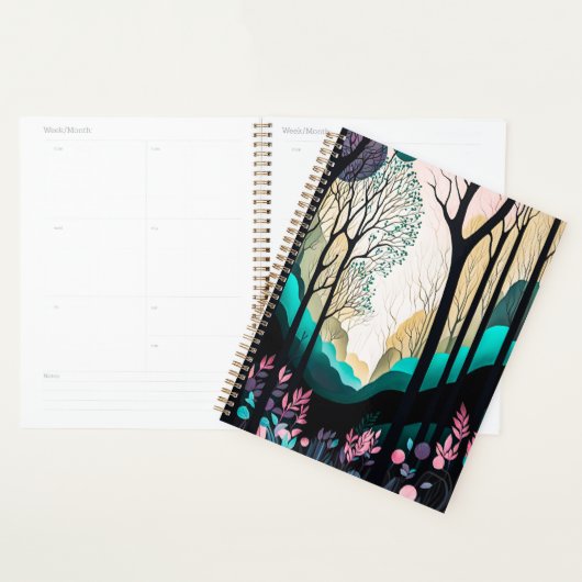 Abstrakter Forstplaner Planer (Anzeige)