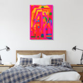 Abstrakter Fortschritt Leinwanddruck (Insitu (Schlafzimmer))