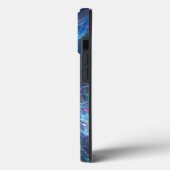 Abstrakter Fraktal-Nebel und geometrischer Morph Case-Mate iPhone Hülle (Rückseite / Links)