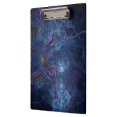 Abstrakter Fraktal-Nebel und geometrischer Morph Klemmbrett (Links)