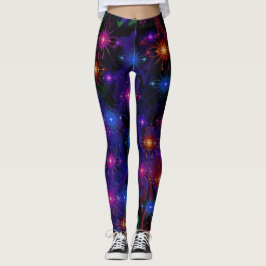 Abstrakter Fraktal-Sternnebel Leggings