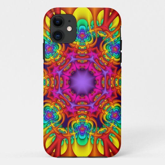 Abstrakter Fraktalkaleidoskop iPhone 5 Fall Case-Mate iPhone Hülle (Rückseite)
