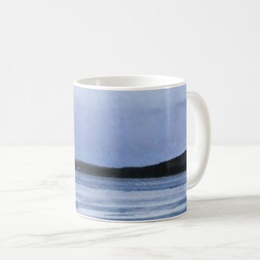 Abstrakter Froschsee Kaffeetasse (VorderseiteRechts)