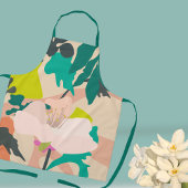 Abstrakter Frühling blühende Blume Farbige Zuhause Schürze