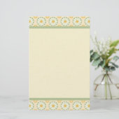 Abstrakter Frühling Briefpapier (Stehend Vorderseite)