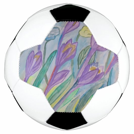 Abstrakter Frühlingsfußball Fußball (Vorderseite)