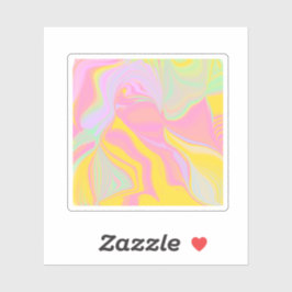 Abstrakter Frühlingssinn Aufkleber