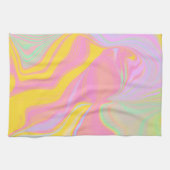 Abstrakter Frühlingssinn Geschirrtuch (Horizontal)