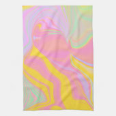 Abstrakter Frühlingssinn Geschirrtuch (Vertikal)