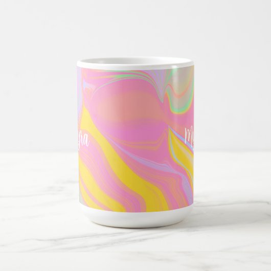 Abstrakter Frühlingssinn Kaffeetasse (Mittel)