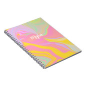 Abstrakter Frühlingssinn Notizblock (Rechte Seite)