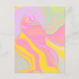 Abstrakter Frühlingssinn Postkarte