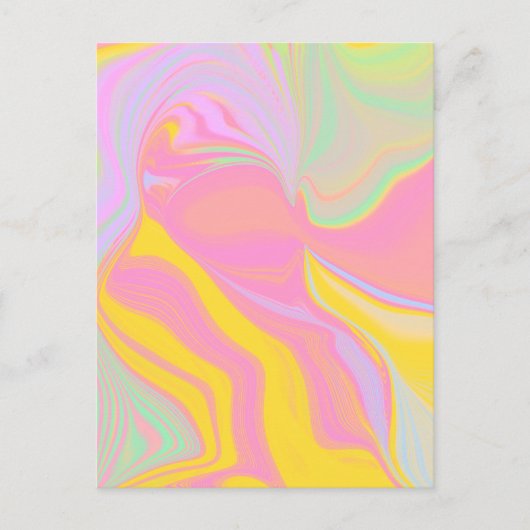 Abstrakter Frühlingssinn Postkarte (Vorderseite)