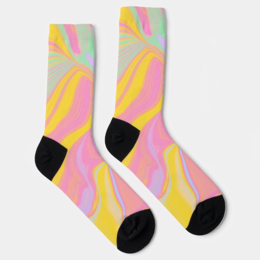 Abstrakter Frühlingssinn Socken (Rechts)