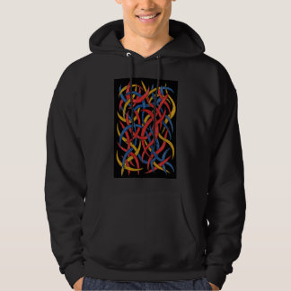 Abstrakter Fusion Hoodie