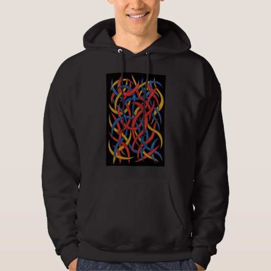 Abstrakter Fusion Hoodie (Vorderseite)