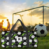 Abstrakter Fußball-Fußball Duffle Bag