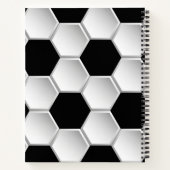 Abstrakter Fußball Notizblock (Rückseite)