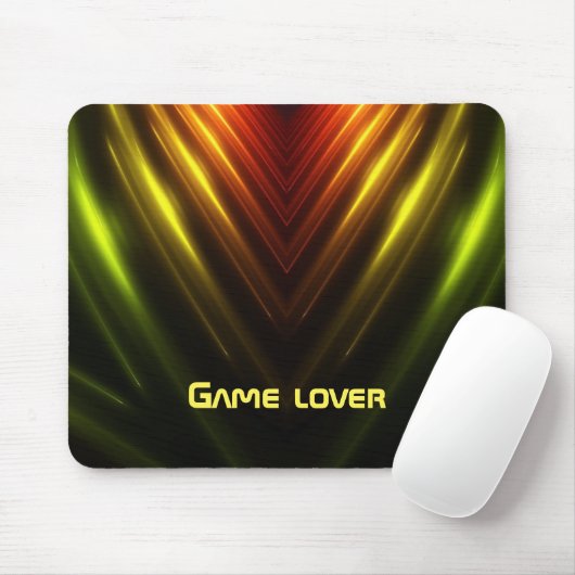 Abstrakter Gamer Mousepad (Mit Mouse)