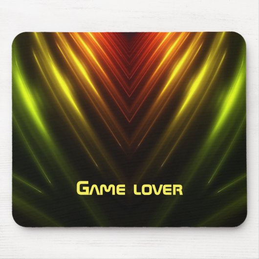 Abstrakter Gamer Mousepad (Vorne)