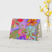 Abstrakter Garten Karte (Gelbe Blume)