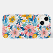 Abstrakter Garten Moderne Blumen Case-Mate iPhone Hülle (Rückseite (Horizontal))