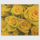 Abstrakter Garten White Roses Geschenkpapier (Flach)